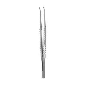 Pinzas Anatómicas Micro de 0.8mm, Acero Inoxidable de Alta Calidad, Punta Fina Angulada, Uso Profesional Dental, Pinzas Manuales - Product Image 1