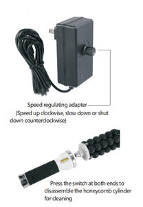 Masajeador Eléctrico con Rodillos para Alivio del Dolor, Rotación Hacia Adelante y Hacia Atrás, Dispositivo Multifuncional para la Circulación Sanguínea. - Product Image 6
