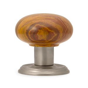 Perillas Circulares de Ónix Pakistaní Hechas a Mano y Pulimentadas para Gabinetes y Cajones, Decoración para el Hogar con Temática Budista de SUAZ Artisan - Product Image 2