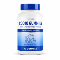 Gummies CoQ10 avec magnésium et vitamines B, saveur fruits rouges mélangés, 90 gummies, marque privée OEM pour adultes