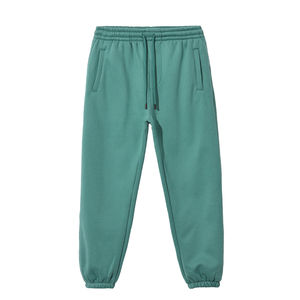 Pantalones Deportivos Casuales de Invierno para Hombre al por Mayor - Ecológicos 100% Algodón Lona Felpa Gruesa Cintura Elástica Cierre con Cordones Estampados - Product Image 6