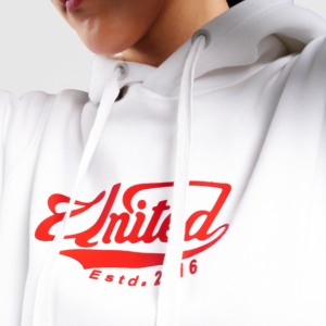 Sweat à capuche décontracté respirant en tissu tricoté blanc pour la saison d'automne - Product Image 6