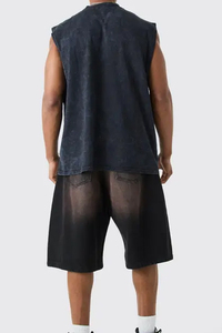 Camiseta sin mangas de alta calidad y económica para hombre, camiseta interior, chaleco de gimnasio, chaleco de verano, chaleco deportivo, camiseta sin mangas con cuello en V hueco, colores negro, gris y blanco. - Product Image 3