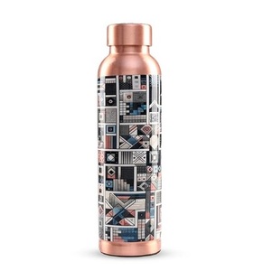 Durable <b>copper</b> <b>bottles</b> for daily hydration | Traditional design | OEM & private label ready surfer printed <b>copper</b> <b>bottles</b> - Product Image 2