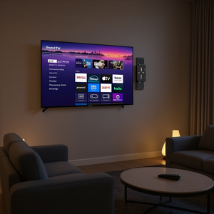 65-Inch QLED Smart TV with Backlit Remote Flat 4K Quantum Dot LED Wall Mount Kit 65-Inch LED <b>Television</b> - Product Image 3