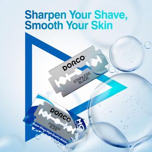 Cuchillas de Afeitar Dorco ST300 Platinum Extra de Doble Filo, 500 Unidades, Cuchillas de Afeitar de Acero Inoxidable Premium, Súper Afiladas para un Afeitado Suave - Product Image 5