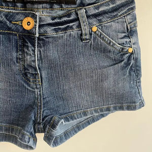 Vintage S Taille Denim Shorts Jeanagers Autre Artisanat Jeans Pantalon Court - Product Image 3
