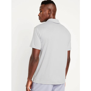 Novedad de verano, camiseta Polo de manga corta blanca estampada para hombre, polos holgados para hombre - Product Image 2