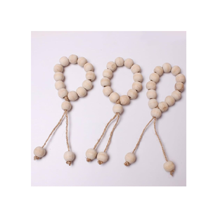 Servilleteros de madera Soportes de perlas y pañuelos para bodas Fiestas Regalos de decoración de mesa surtidos al mejor precio - Product Image 2