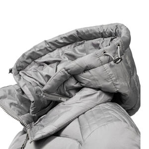 Women's Lightweight <b>Quilted</b> breathable stand colaur Full-Zip Water-Resistant windproof Hooded Puffer <b>Jacket</b> - Product Image 4