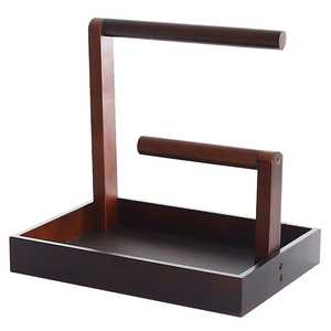 jewelry Organizer <b>Stand</b> 2 Tier Wooden Jewelry Bracelet Watch Bangle Scrunchie Necklace <b>Holder</b> Storage Tree Earrings Rings Watch - Product Image 4