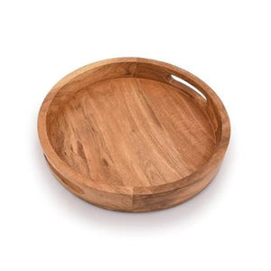 Plateau de service en bois de luxe fait main pour la maison et les restaurants, idéal pour un service alimentaire élégant et une présentation raffinée au quotidien - Product Image 3