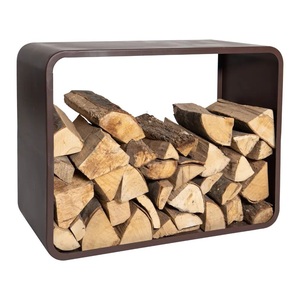 Porte-bûches en métal décoratif moderne de conception simple de haute vente pour le support rustique de bois de chauffage en métal de jardin de maison - Product Image 2