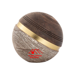 Jarrón de Flores para Mesa, Uso en Hoteles, Aluminio Fundido Personalizado, Superventas, Forma de Disco, Bicolor, Abstracto - Product Image 4