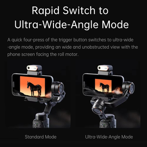 <span class=keywords><strong>Hohem</strong></span> M7 <span class=keywords><strong>Stabilisateur</strong></span> de cardan pour téléphone portable 3 axes Anti-Shake Stands Selfie Stick extensible pour Live Vlog - Product Image 6
