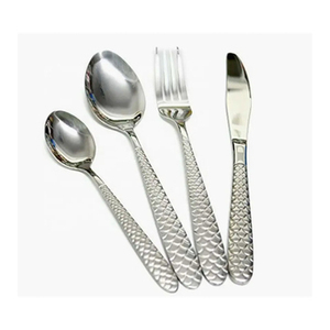 Juego de cubiertos de acero inoxidable de diseño único con acabado de espejo perfecto para cubiertos elegantes para bodas y cenas en hoteles - Product Image 6