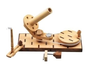 Enrouleur de boule de fil en bois Beachwood Parapluie Enrouleur rapide Enrouleur de boule de fil à tricoter - Product Image 6