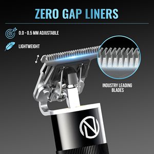 Kit de tondeuses à cheveux sans fil professionnelles pour hommes, kit de coupe de cheveux dégradé avec tondeuse électrique à piles - Product Image 5