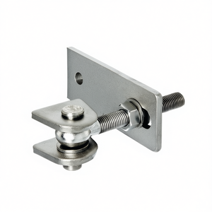 Bisagra Ajustable de Acero Inoxidable 146x23x55x130x28x50mm para Portones y Bolsas GAH - Categoría de Producto: Cercas, Enrejados y Portones - Product Image 3