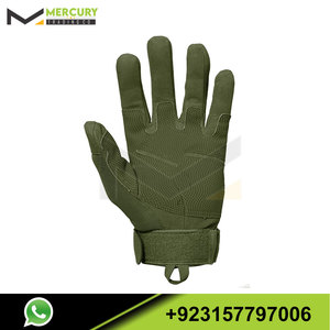 Vente en gros Nouveautés Gants tactiques à doigts entiers en cuir Gants tactiques de sécurité pour écran tactile de montagne pour l'extérieur - Product Image 5