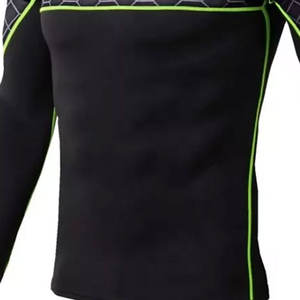 Prix de gros d'usine Custom Made Fitness Workout Athlétique Course à pied Gym Hommes Compression Suit Set - Product Image 4