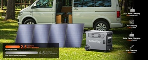 Kit de Generador Solar Todo en Uno de 3600W para Respaldo de Energía en el Hogar, Panel Solar de 200W, Sistema Fuera de la Red, Suministro de Energía de Emergencia para Auto, Batería LiFePO4 con MPPT - Product Image 4