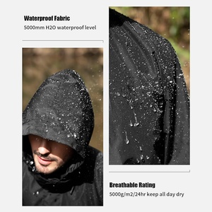 Chándal de lluvia de último diseño impermeable de secado rápido con logotipo personalizado de talla grande, chándal de lluvia transpirable para hombre hecho en Pakistán - Product Image 3