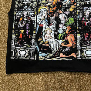 T-shirt unisexe surdimensionné graphique 100% coton respirant Trendy Casual impression personnalisée Hip Hop Streetwear Loose Knitted Fit Tee - Product Image 3