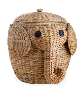 Cesta de Almacenamiento Hecha a Mano con Forma de Elefante, Tejida a Mano, Ecológica, Hecha en Vietnam - Product Image 1