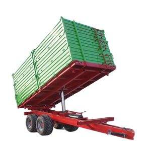 Best Price 3-10 Ton Agriculture Farm <b>Trailer</b> Fast Shipping Tipping Dump <b>Trailer</b> with Gear in Stock <b>for</b> <b>Sale</b> - Product Image 5