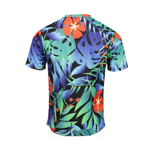 Vente en gros T-shirts manches courtes gaufré unisexe 100% coton haute qualité respirant grande taille impression personnalisée motif logo d'été - Product Image 6