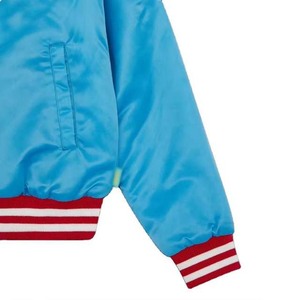 Veste bomber en toile pour homme, style streetwear, design personnalisé OEM, doublure matelassée ample, col montant, imperméable à l'avant - Product Image 5
