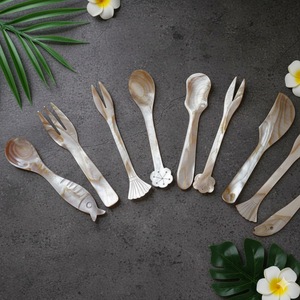 Cucharas de Caviar de Nácar Natural Ecológicas, Cucharas Pequeñas de Concha Blanca para Aperitivos, Postres, Sal, Mostaza, Utensilios de Hotel - Product Image 3
