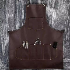 Delantales de peluquero de poliéster/nailon de alta calidad, uso de salón, color y tamaño personalizables, accesorio de peluquería - Product Image 6