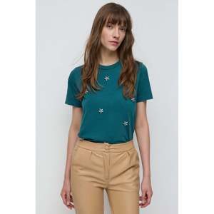 Camiseta con Detalle de Piedra - Product Image 1