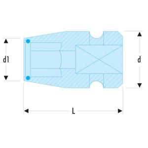 Support de embouts à chocs Facom 1/2'' pour outils pneumatiques, accessoires et pièces - Product Image 2