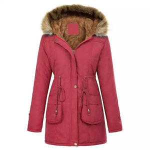 Veste parka d'hiver pour femmes à la vente chaude, design personnalisé, vêtements d'extérieur professionnels, rembourrage en coton, écologique, respirant, personnalisé - Product Image 6