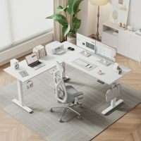 Scrivania Direzionale di Lusso a L, Postazione di Lavoro per Ufficio, Scrivania per Manager e Scrivania Esecutiva