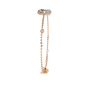 "18k <b>Gold</b> Lab Grown Diamond Bracelet-Elegant & Dazzling" - Product Image 6