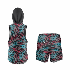 Ensemble de maillots d'entraînement sans manches personnalisés 7 maillots de compression sublimés 7v7 uniformes de football imprimés durables - Product Image 2