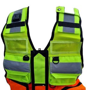 Easy <b>Wash</b> Durable Material Men Hi Vis Vest Breathable Comfortable Anti Wrinkle Casual Wear Men Hi Vis Vest With Latest Designs - Product Image 6