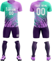 2026 Özel Yüksek Kalite %100 Polyester Futbol Formaları Üniforma Seti Süblimasyon Transfer Baskılı Nefes Alabilen Anti-UV Hafif