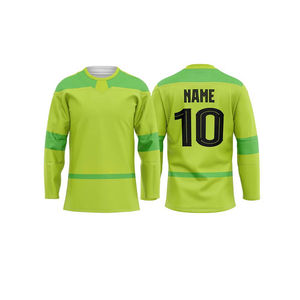 Maillots de hockey sur glace tendance 2025, design personnalisé, vente en gros, sublimation, maillot de hockey sur glace pour équipe masculine avec personnalisation OEM - Product Image 5