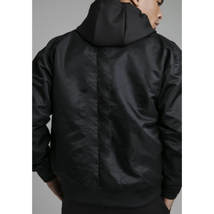 Chaqueta acolchada de lona de diseñador de alta calidad para hombre, chaqueta con capucha acolchada de invierno elegante, venta al por mayor personalizada para hombres de moda - Product Image 5