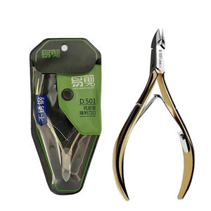 Pinzas profesionales para cutículas de acero inoxidable para salón y uso doméstico, precios de fábrica, hoja recta para uñas de los pies - Product Image 2