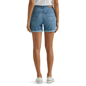 Shorts Vaqueros de Mezclilla de Primera Calidad para Mujer, Estilo Casual, Corte Recto, Lavado, Cintura Media, Verano, Orientados a la Exportación - Product Image 2