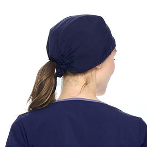 Gorro Quirúrgico Unisex Personalizado con Cinta Elástica, Reutilizable, Transpirable, para Médicos, Enfermeras, Personal Médico, Deportes de Playa, 100% Algodón - Product Image 2