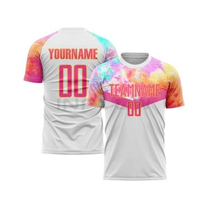 Maillot de football Sublimation unisexe personnalisé de haute qualité 100% polyester uniforme de football respirant à séchage rapide Logo personnalisé en gros - Product Image 2
