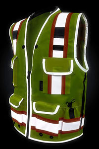 Top Quality Wholesale Construction Security Jacket Windproof with Multi-Pockets High Visibility Traffic Safety Vest Clothing - Product Image 5