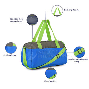 กระเป๋าดัฟเฟิลสำหรับฟิตเนสและโยคะพร้อมกระเป๋าด้านข้างออกแบบโลโก้ได้ตามต้องการสำหรับใช้ในการส่งเสริมการขาย - Product Image 6